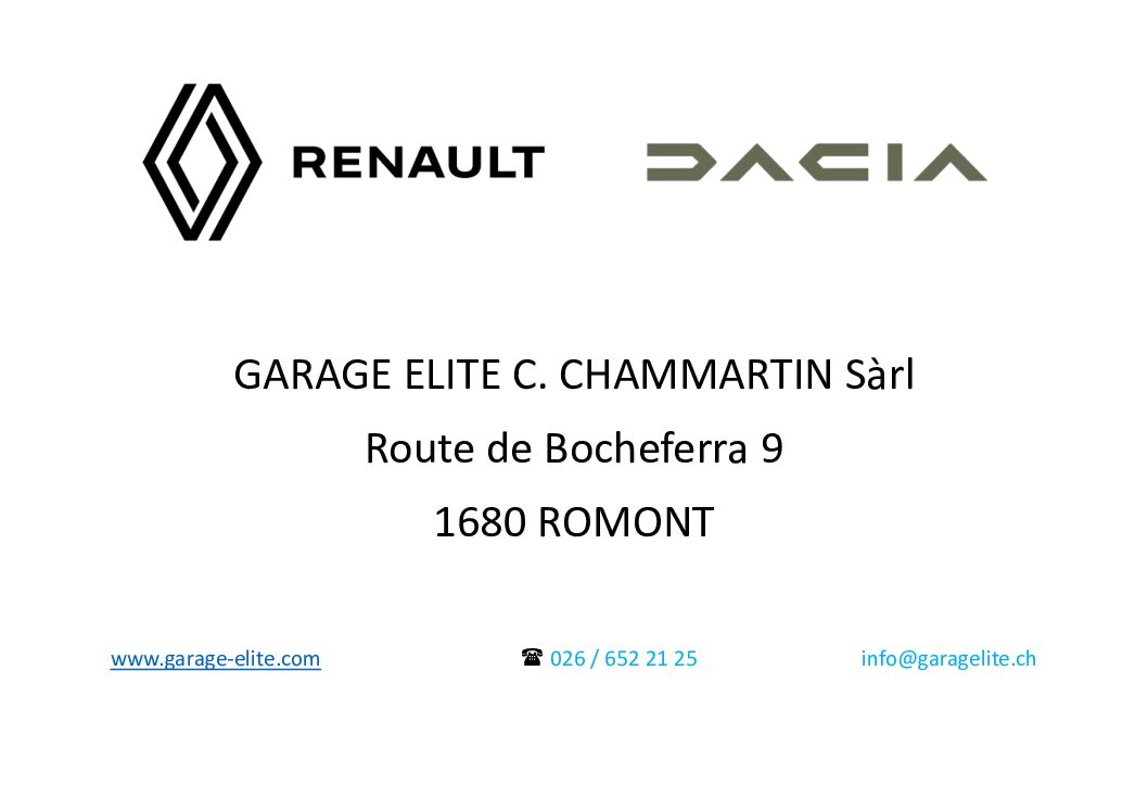 036 Garage Elite C. Chammartin S.à r.l.